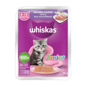 Whiskas Pouch Junior Mackerel 80g