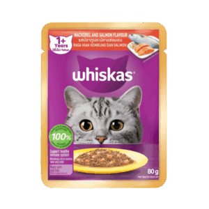 Whiskas Pouch Mackerel & Salmon 80g