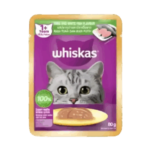 Whiskas Pouch Tuna and White Fish 80g